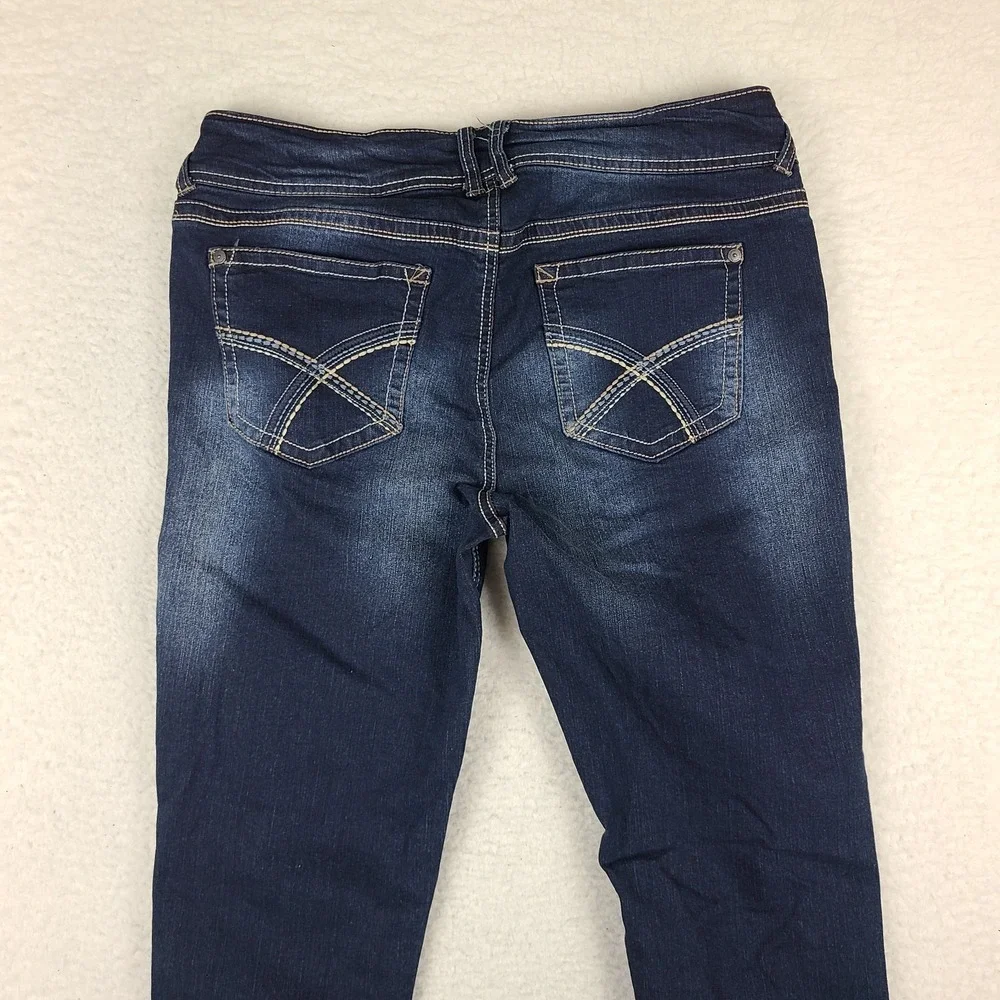 Wallflower Jeans Womens 13 Blue The Luscious Curvy Fit Dark Wash‎ WFM13201K